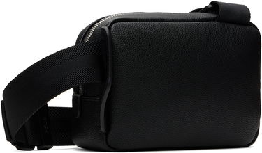 Ľadvinka BOSS BOSS Pebble-Grained Faux-Leather Belt Bag Čierna | 50548019, 2