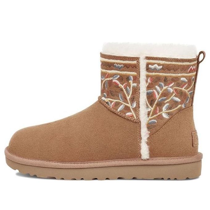 Tenisky a topánky UGG Embroidered Mini Boots Hnedá | 1121750-CHE