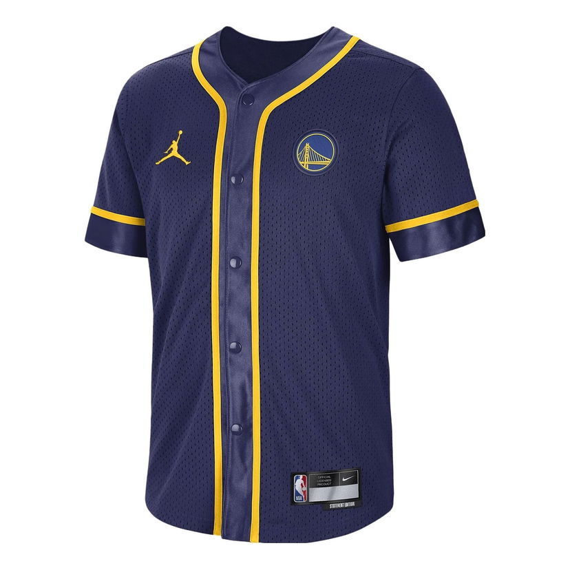 Dres Nike Golden State Warriors Dri-FIT Baseball Jersey Modrá | DN9831-421