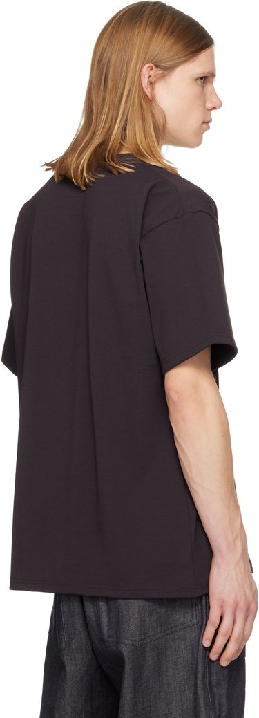 Tričko Needles Short Sleeve Crew Neck Pocket T-shirt with Embroidered Butterfly Čierna | QV362, 2