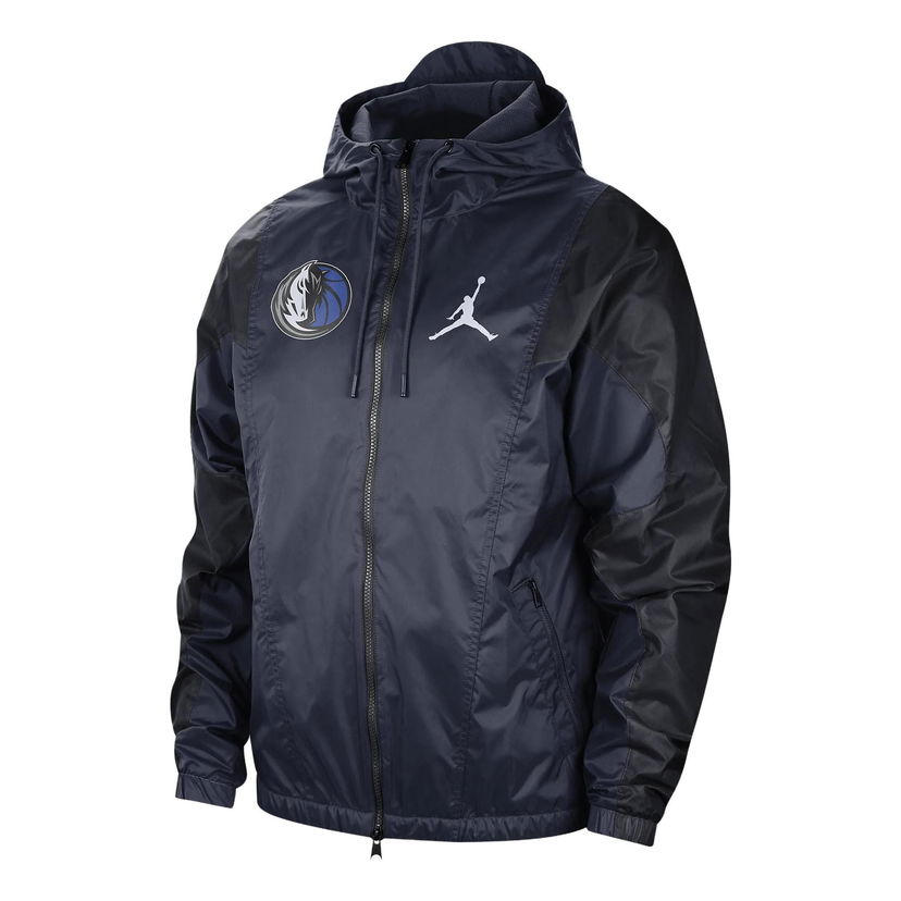 Vetrovka Jordan Dallas Mavericks Courtside Statement Jacket Modrá | DN9789-419