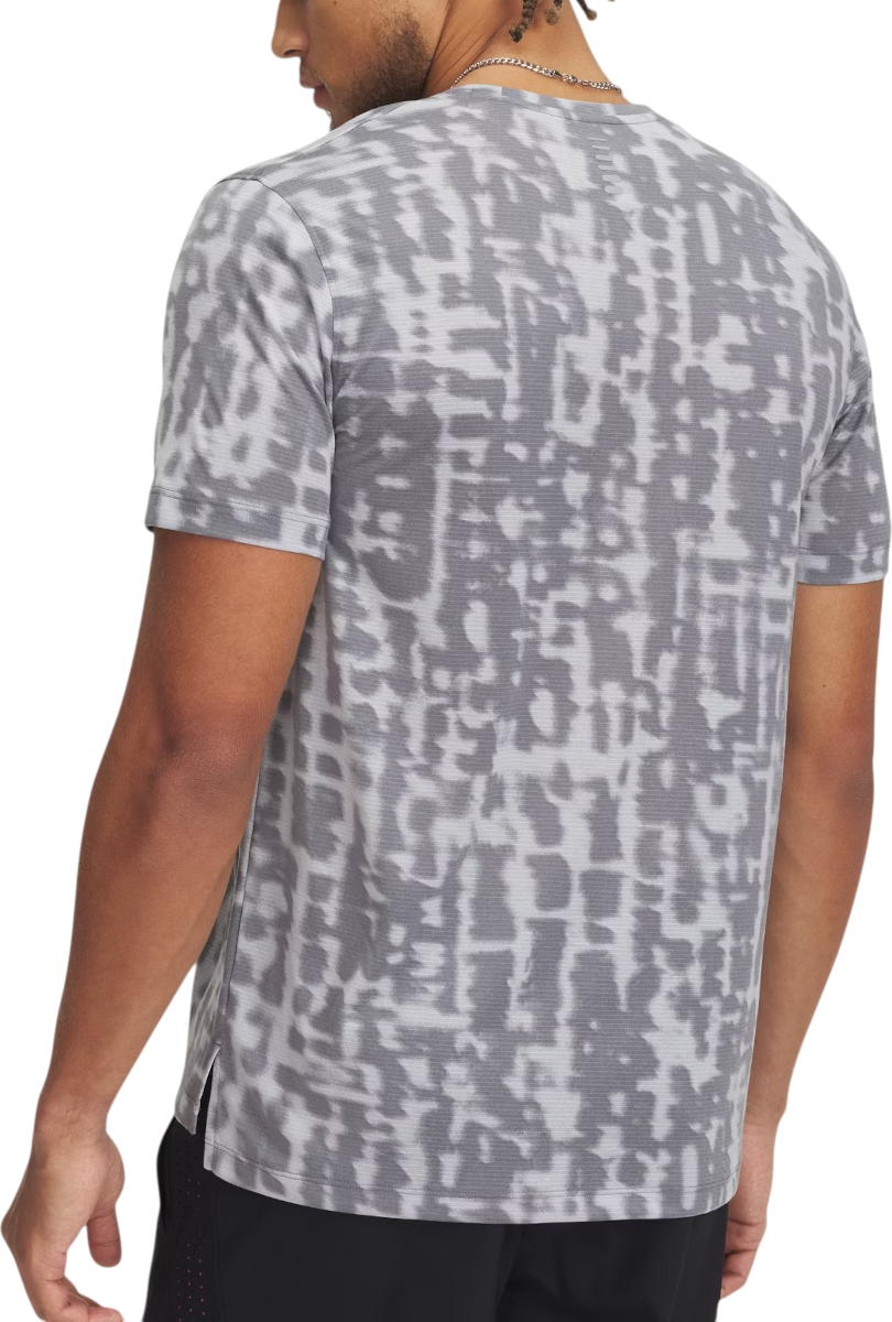 Tričko Under Armour Under Armour UA Launch Printed Short Sleeve T-Shirt Šedá | 1389687-011, 1
