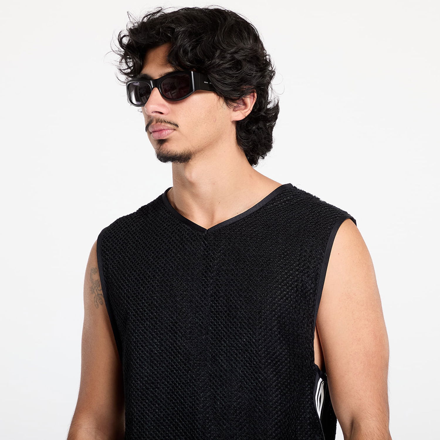 Vesta Y-3 Waffle Warpknit Vest Čierna | IW7501, 1