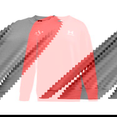 Mikina Under Armour UA Essential Fleece Oversized Crew Červená | 1379475-690, 2