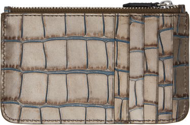 Peňaženka Vivienne Westwood Vivienne Westwood Half Moon Croc Embossed Card Holder Hnedá | 5402000DW-L00A2-, 1