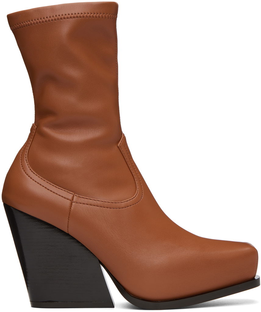 Tenisky a topánky Stella McCartney Stella McCartney Cowboy Ankle Boots Hnedá | 810134W1IL0, 0