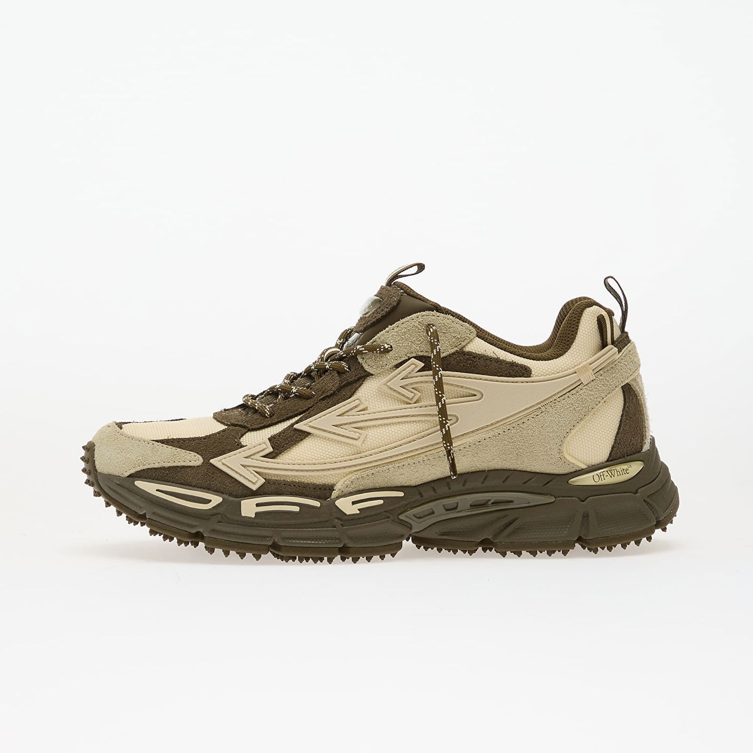 Tenisky a topánky Off-White Ow Be Right Back Suede Forest Green/ Sand Zelené | OMIA295F25LEA0015717, 0