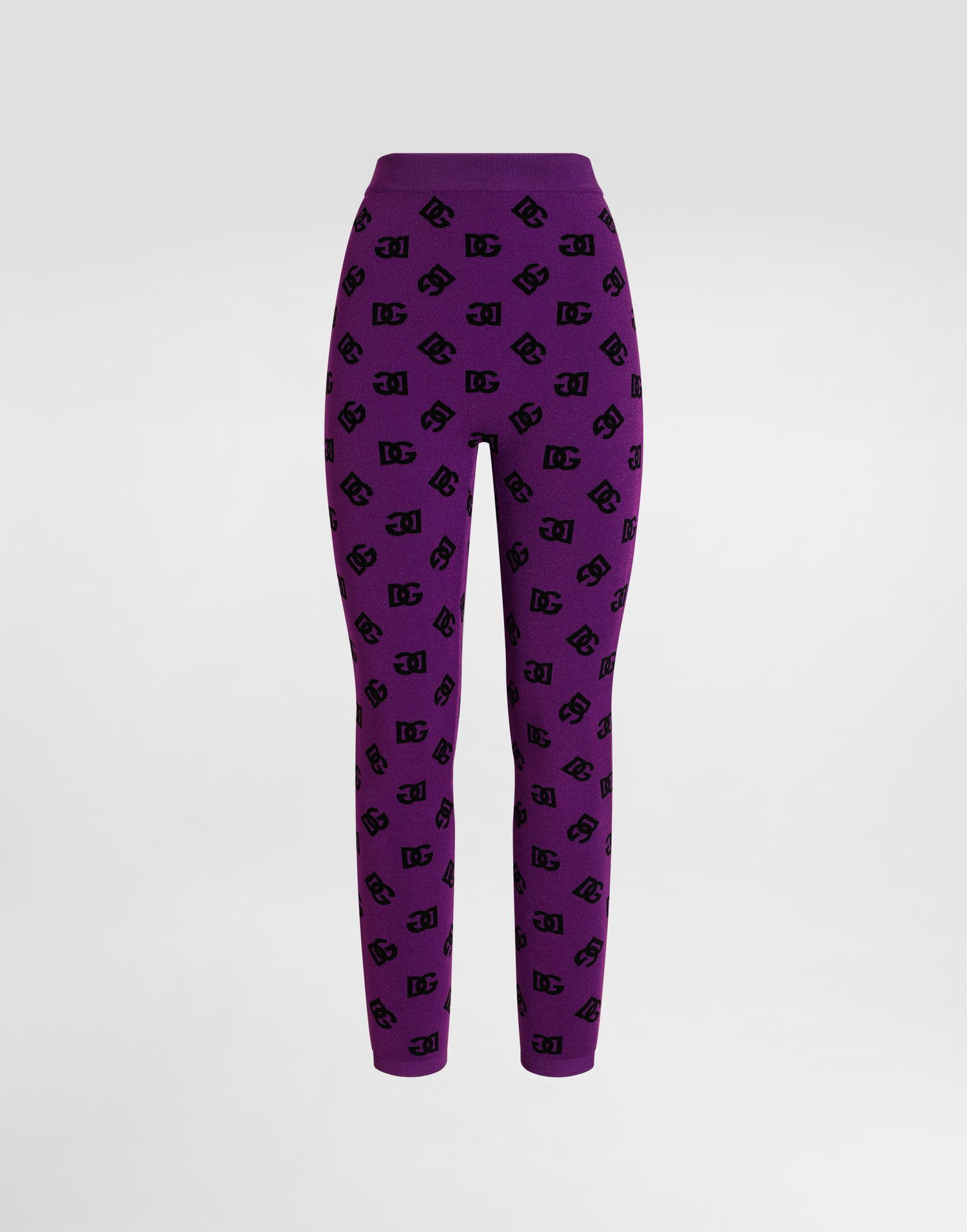 Legíny Dolce & Gabbana Dolce & Gabbana Jacquard Leggings Fialová | FXI13TJGMB3F1540, 0