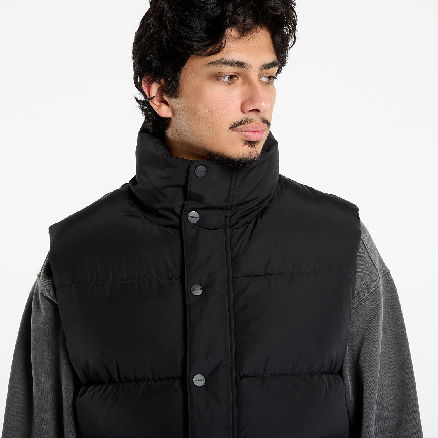 Vesta Carhartt WIP Brent Puffer Vest Čierna | I035362.89XX, 1