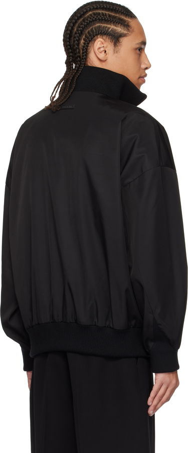 Sveter Fear of God Fear of God Nylon and Wool Quarter-Zip Jacket Čierna | FGE230-308NYW, 2