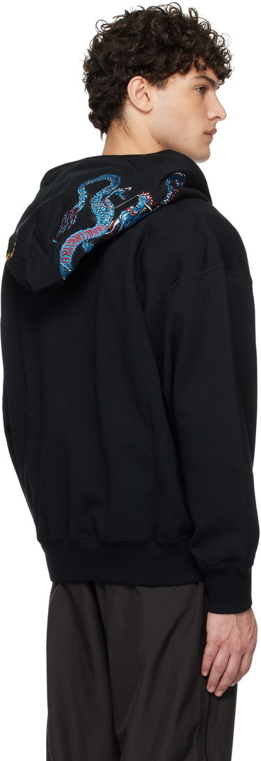 Mikina BAPE Relaxed Fit Full Zip Hoodie Čierna | 001ZPK701002L, 2