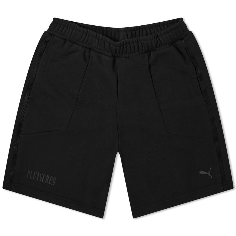 Šortky Puma Men's x PLEASURES Shorts Men's Black Čierna | 624100-01