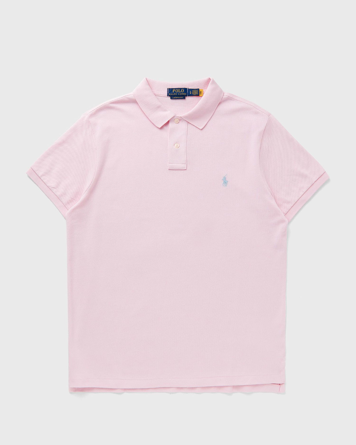 Polo tričko Polo by Ralph Lauren Polo Ralph Lauren Custom Slim Fit Mesh Polo Shirt XXL Ružová | 710680784424, 0