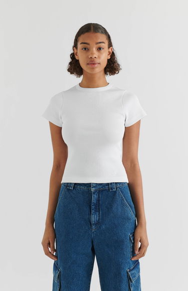 Tričko AXEL ARIGATO Solo Cut Out T-Shirt Biela | A2085001, 7