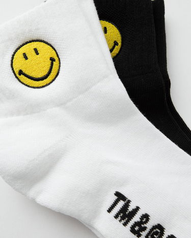 Ponožky adidas Originals Adidas x Smiley Ankle Socks 2 Pairs Čierna | JC8632, 3