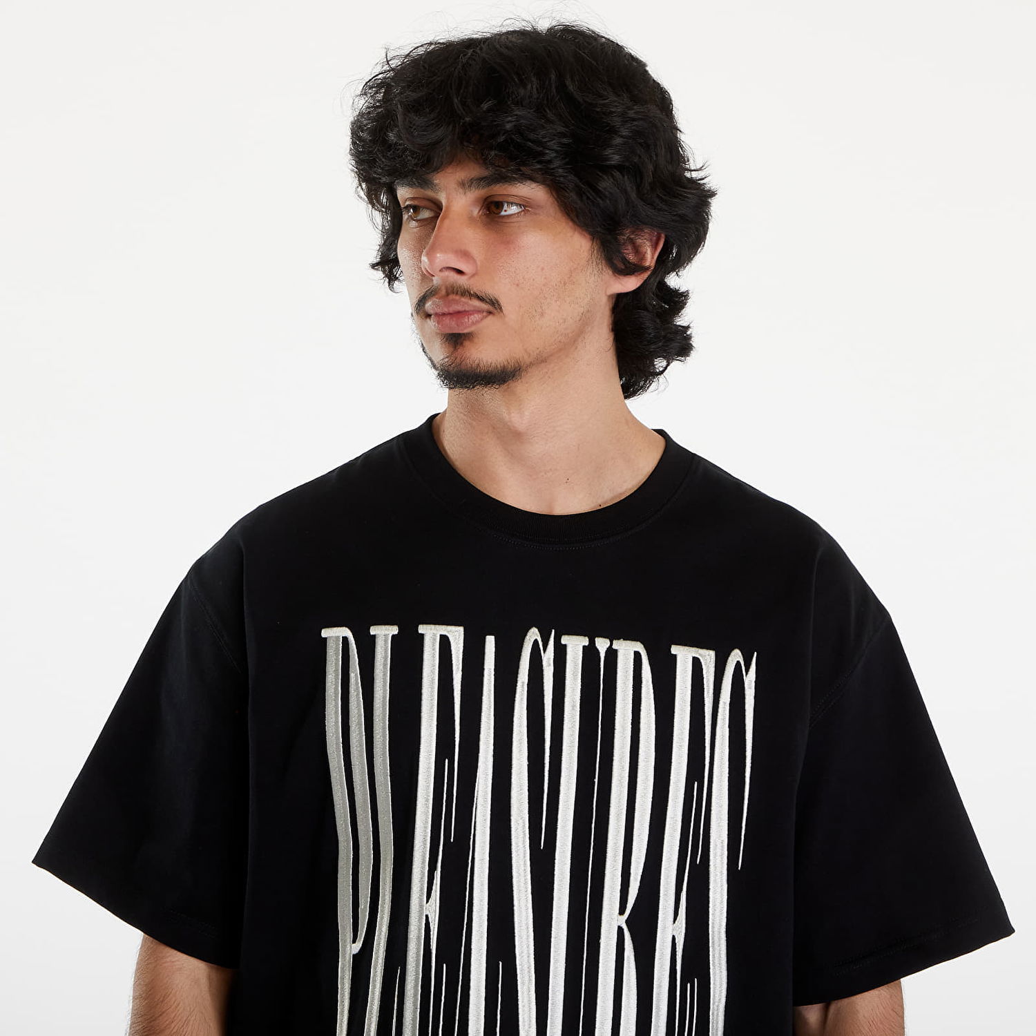 Tričko Pleasures Stretch Heavyweight T-Shirt Black Čierna | P24SU009 BLACK, 1