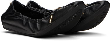 Šaty FERRAGAMO Ferragamo Elasticated Ballerina Flats Čierna | 779656, 3