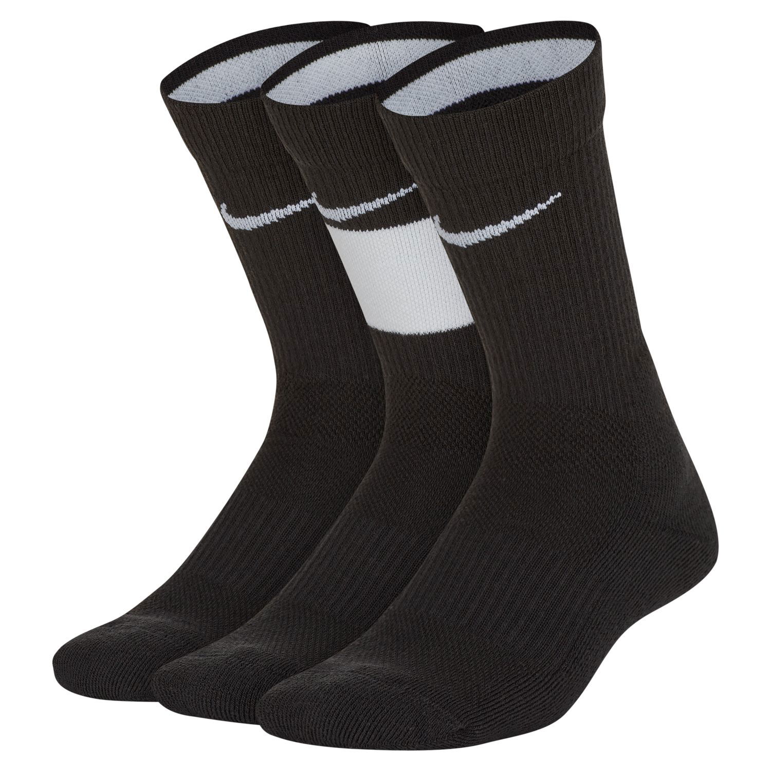 Ponožky Nike Elite Basketball Crew Socks 3-Pack Čierna | CW6063-010, 1