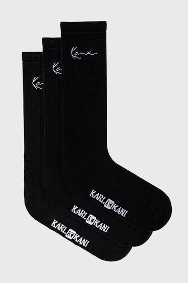 Ponožky Karl Kani Signature 3-pack Socks Čierna | KASK01100101, 0