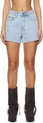 Ksubi Rise N Hi Rollin Denim Shorts