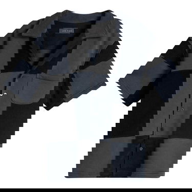 Košeľa LES TIEN Patchwork Corduroy Short Sleeve Cuban Shirt Rôznofarebný | PW-2071-FBPTWK, 1