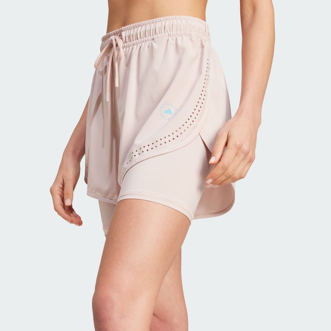 Šortky adidas Performance Stella McCartney x TruePurpose 2-in-1 Training Biela | IT8223, 1