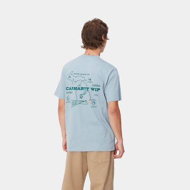 Tričko Carhartt WIP Home State Graphic Print T-Shirt Modrá | I033973_9, 0