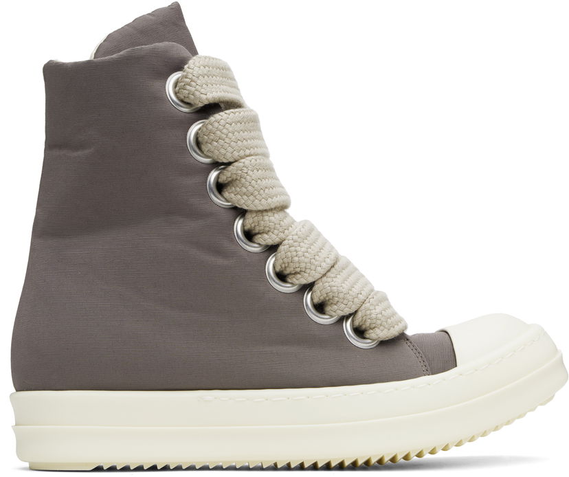 Prešívaná bunda Rick Owens Rick Owens DRKSHDW Hollywood Jumbo Lace Puffer Šedá | DS01E3818 MUW2