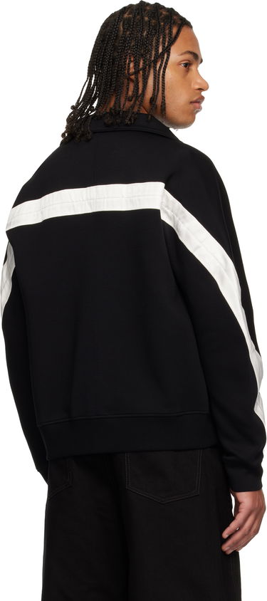 Mikina Givenchy Zipped Open Seam Contrast Sweatshirt Čierna | BMJ0NY319T001, 2