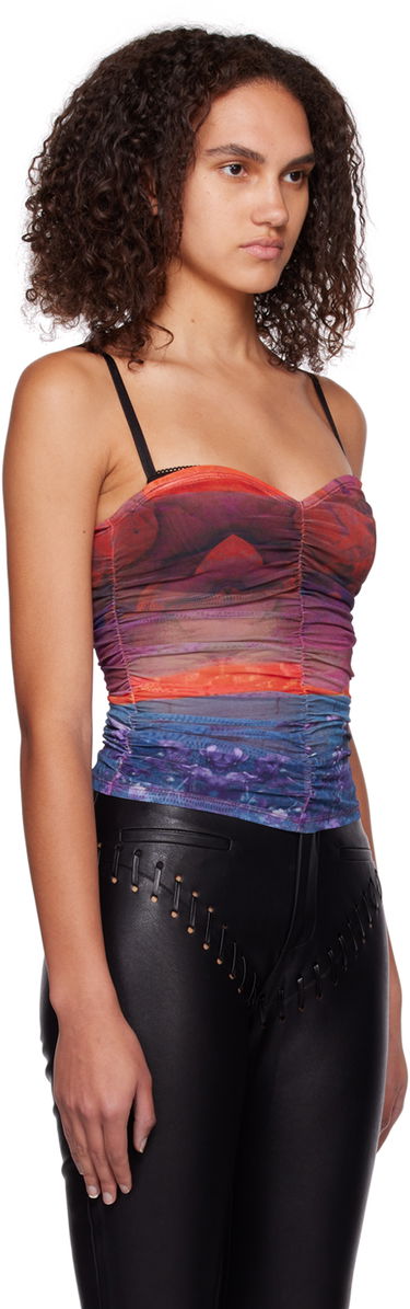 Tielko Miaou Miaou Renzo Ruched Mesh Camisole Rôznofarebný | 7064PM1OAS, 1
