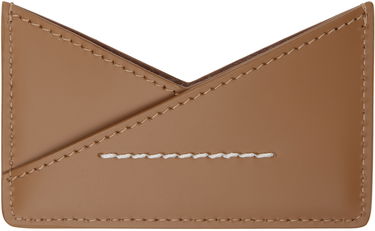 Peňaženka Maison Margiela MM6 Maison Margiela Triangle Card Holder Hnedá | SA6UI0014 P7183, 1