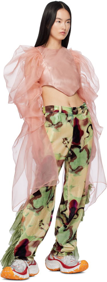 Crop Top Collina Strada Collina Strada Simone Puff Sleeve Blouse Ružová | XX3029, 3