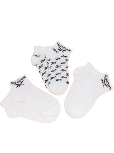 Ponožky Reebok CL FO Ankle Sock 3Pack Biela | GG6674