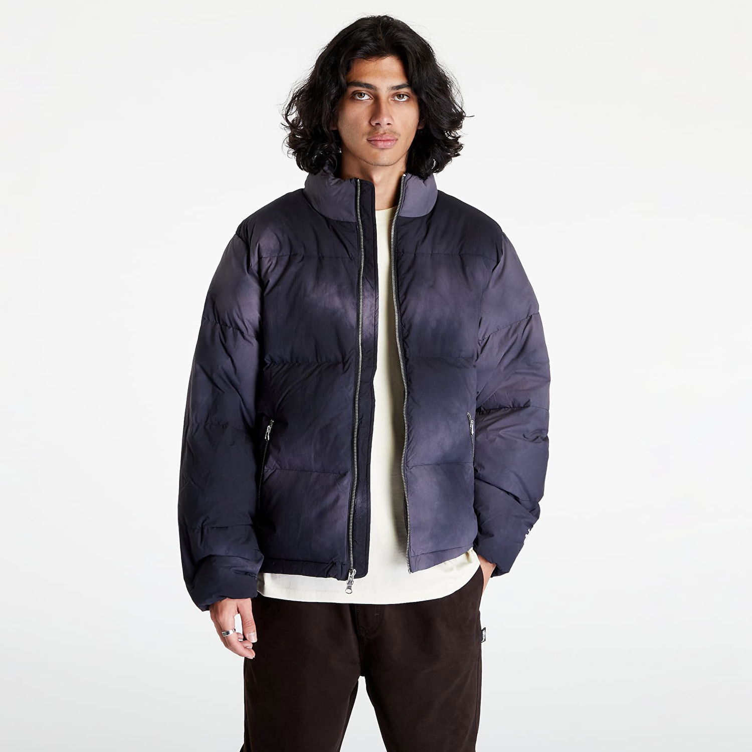 Bomber bunda Stüssy Recycled Nylon Down Puffer Vintage Čierna | 115673 vintage black, 0