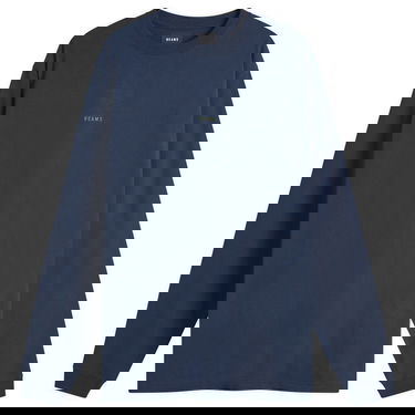Tričko BEAMS Mini Logo Long Sleeve T-Shirt, Size Medium Navy | 1110-0213-458-79, 0