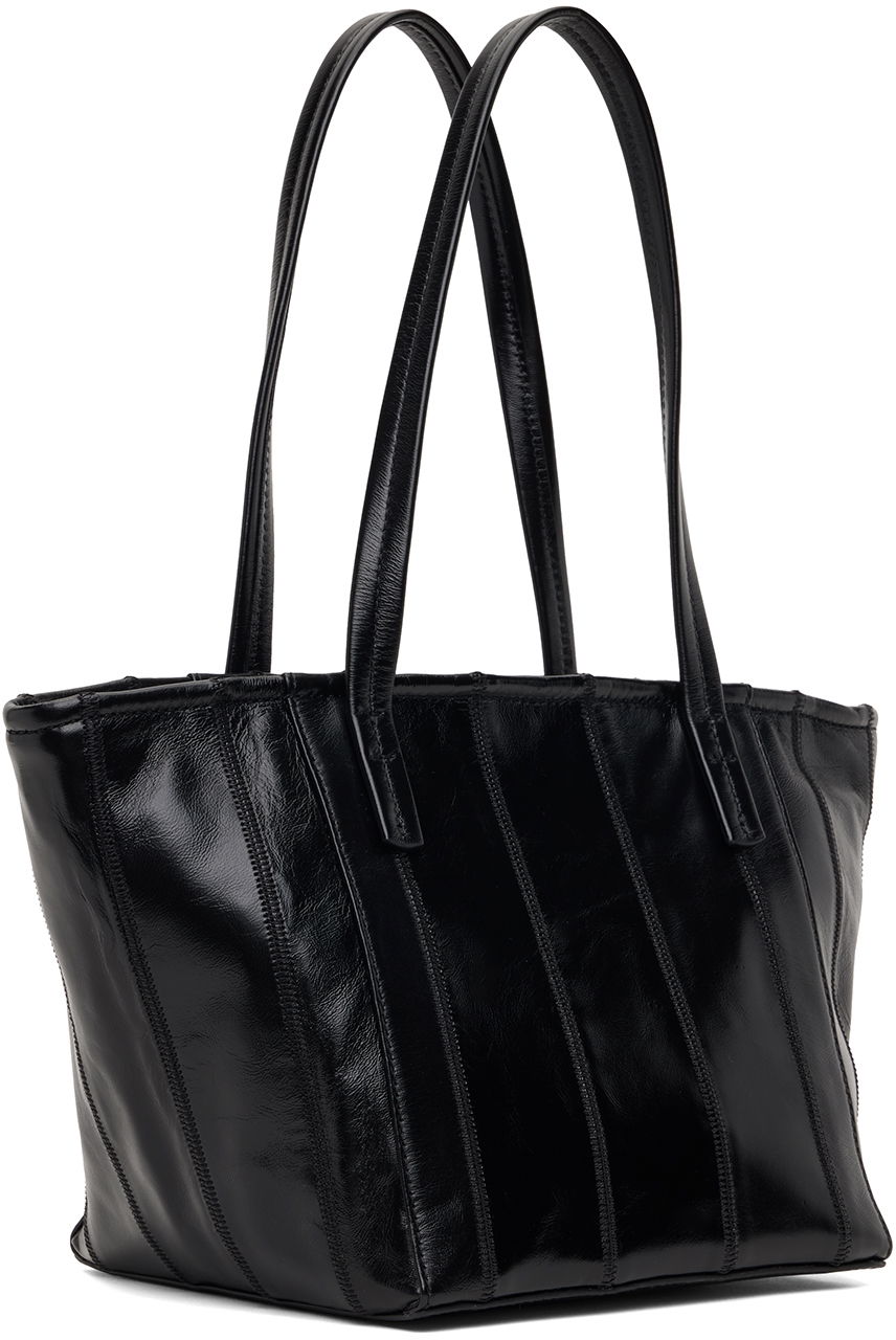 Patchwork Bar Leather Tote