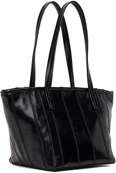 Tote bag BY FAR Patchwork Bar Leather Tote Čierna | MWBTT002LL002BK001PA, 2