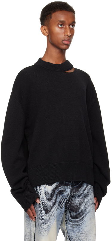 Sveter Camper Camperlab Melange Knit Sweater Čierna | AU00011-002, 1