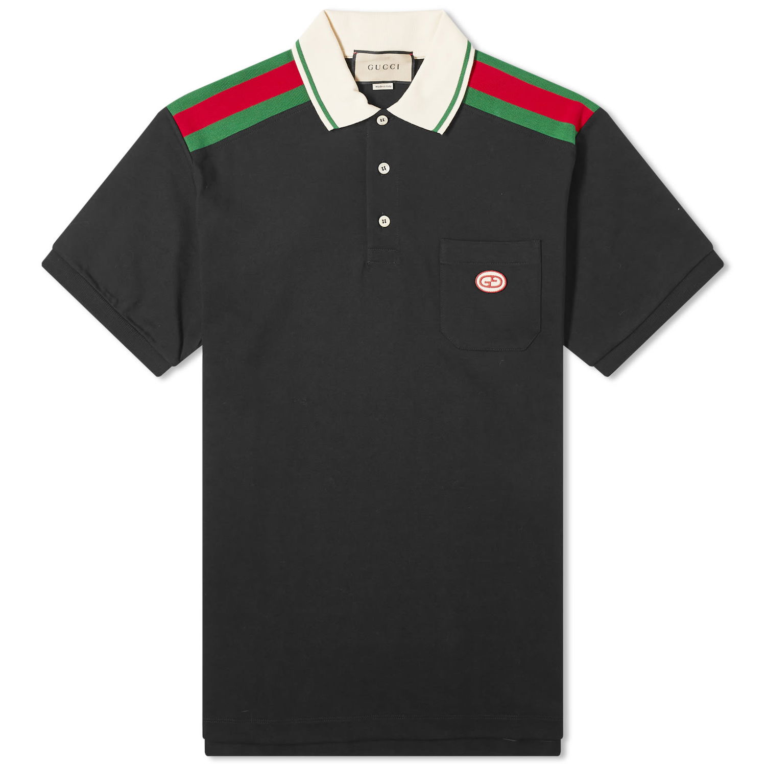 Polo tričko Gucci GRG Logo Polo Shirt Čierna | 737656-XJF4V-1043, 0