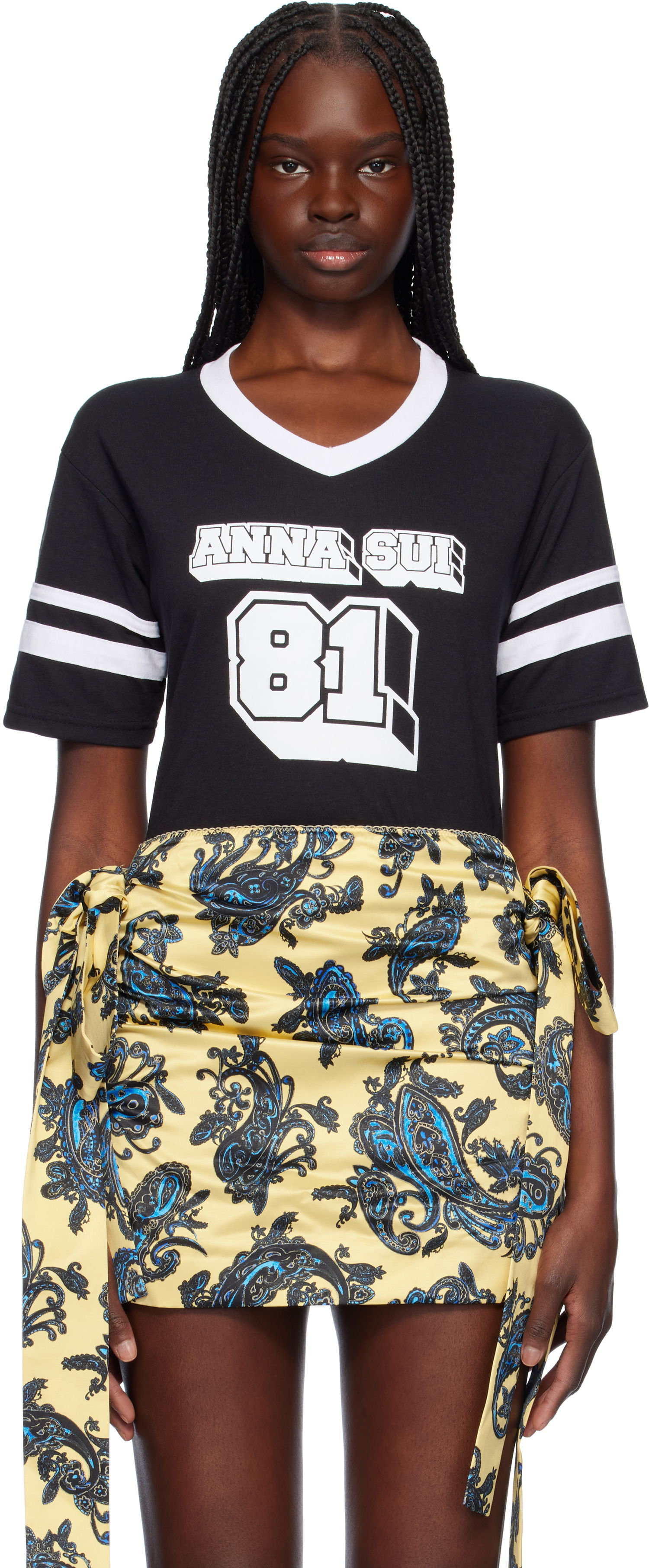Tričko Anna Sui Anna Sui Logo Graphic T-Shirt Čierna | T225D1, 0