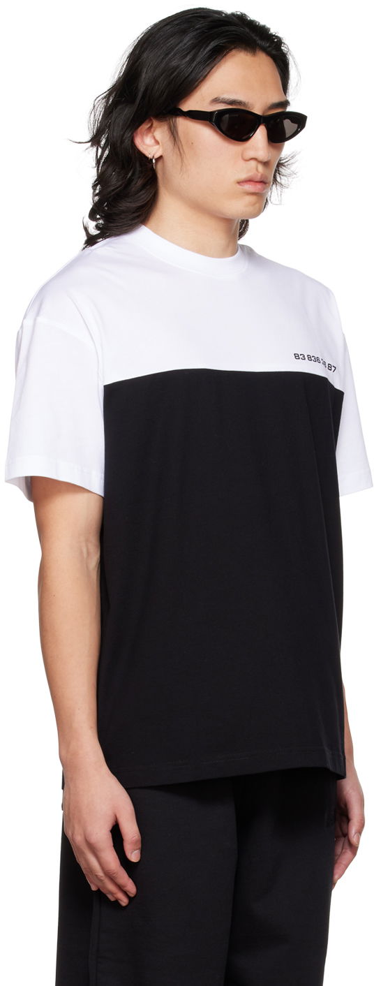 Tričko VETEMENTS Numbered Color Block T-Shirt Čierna | VL14TR360B, 1