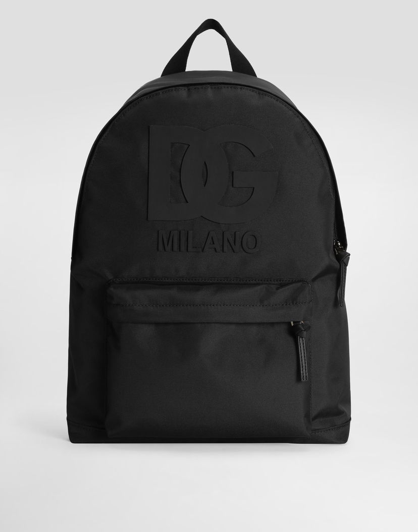 Batoh Dolce & Gabbana Dolce & Gabbana Nylon Backpack With DG Logo Čierna | EM0074AM22480999