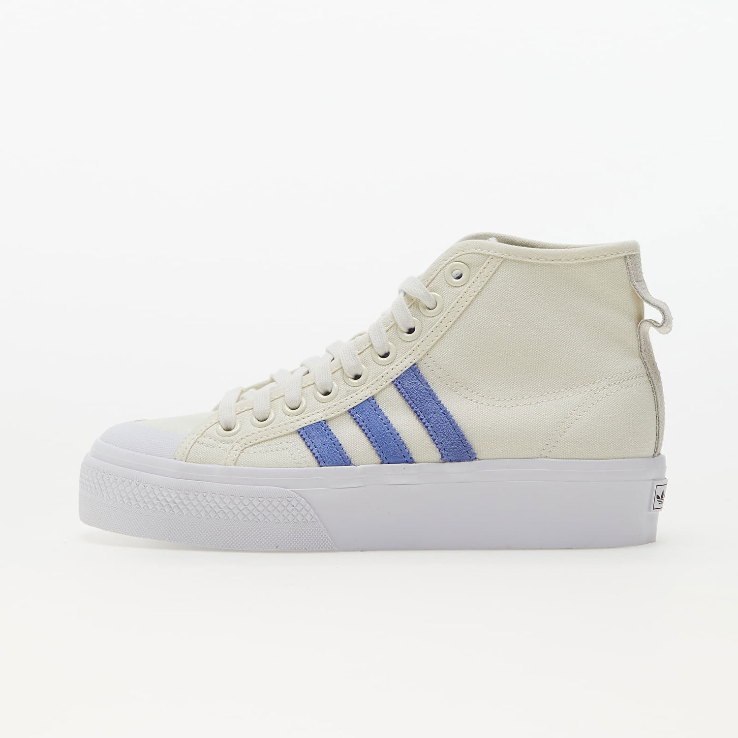 Tenisky a topánky adidas Originals Nizza Platform Mid W Off White/ Blue Fusion/ Cloud White Biela | FZ6189, 0