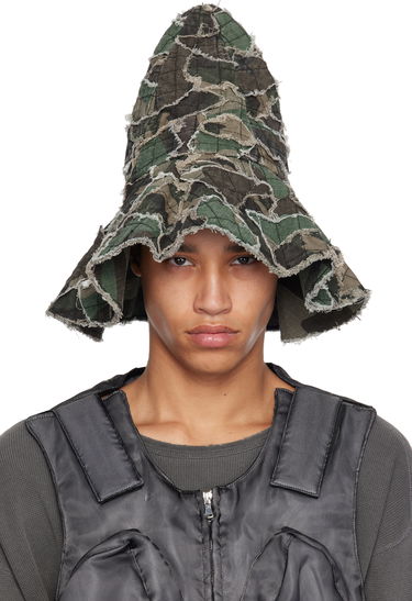 Klobúk Who Decides War Who Decides War Highest Point Denim Bucket Hat Zelené | 1341540030SS25, 0