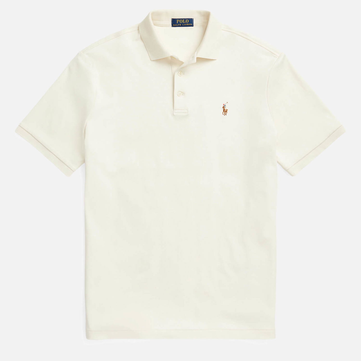 Polo tričko Polo by Ralph Lauren Polo Ralph Lauren Cotton Polo Shirt - M Biela | 710704319128, 1