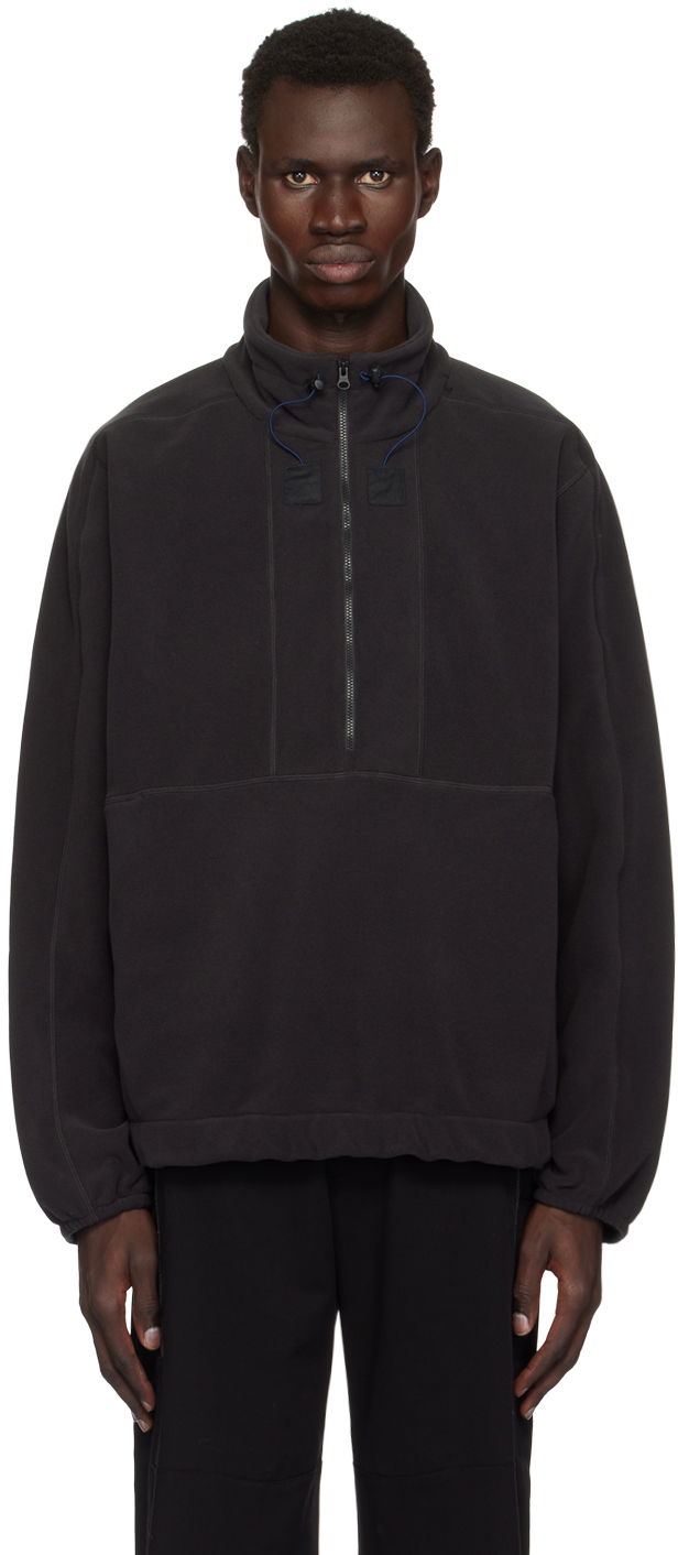 Sveter GR10K High Neck Sweater Čierna | AG024X30EC POLARTEC FLEECE, 0