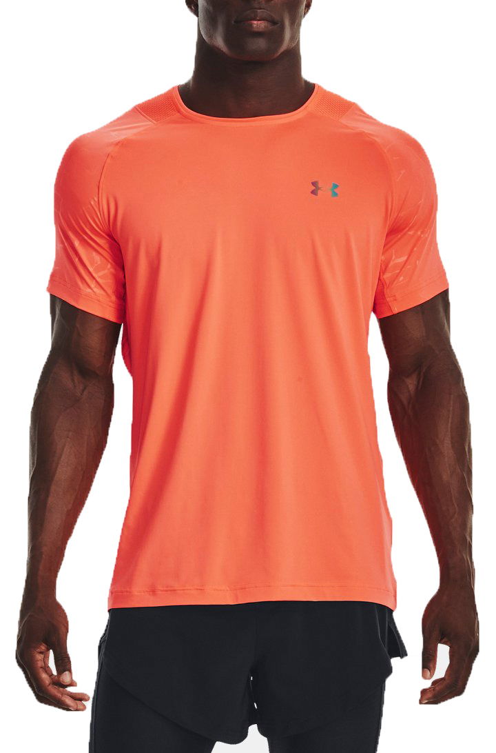 Tričko Under Armour Rush Emboss Tee Oranžová | 1376790-600, 0