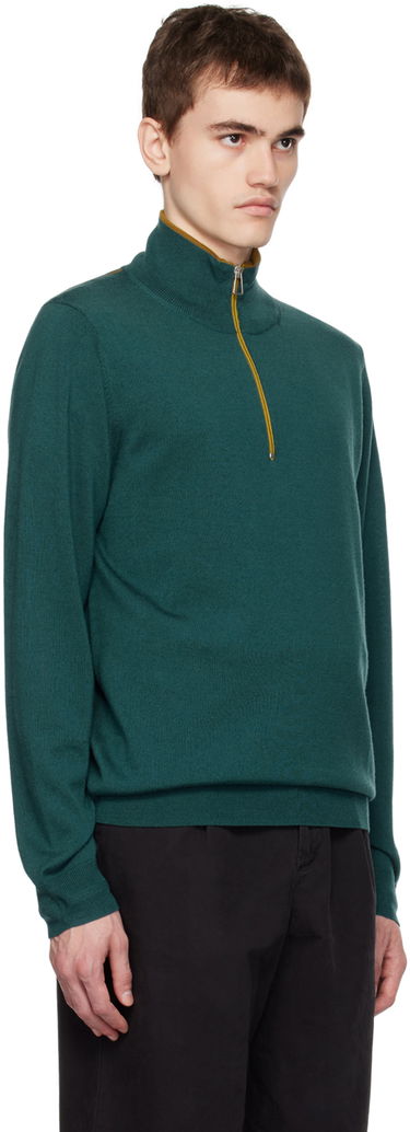 Sveter Paul Smith PS Paul Smith Half Zip Sweater Zelené | M2R-203Y-L21861, 1