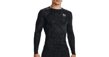 Tričko Under Armour Under Armour HeatGear® Compression Printed T-Shirt Čierna | 1370325-001, 1