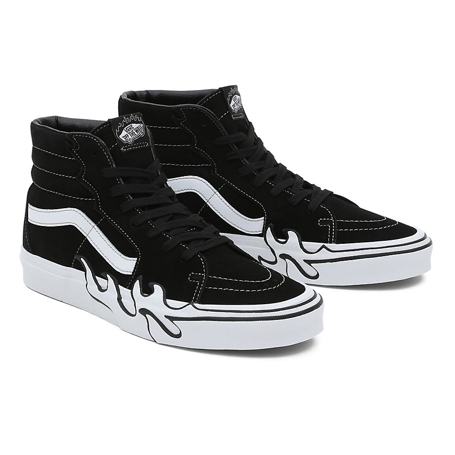 Tenisky a topánky Vans Chaussures Sk8-hi Flame Čierna | VN0005UJBZW, 0